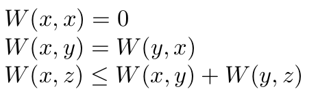 Wasserstein metric