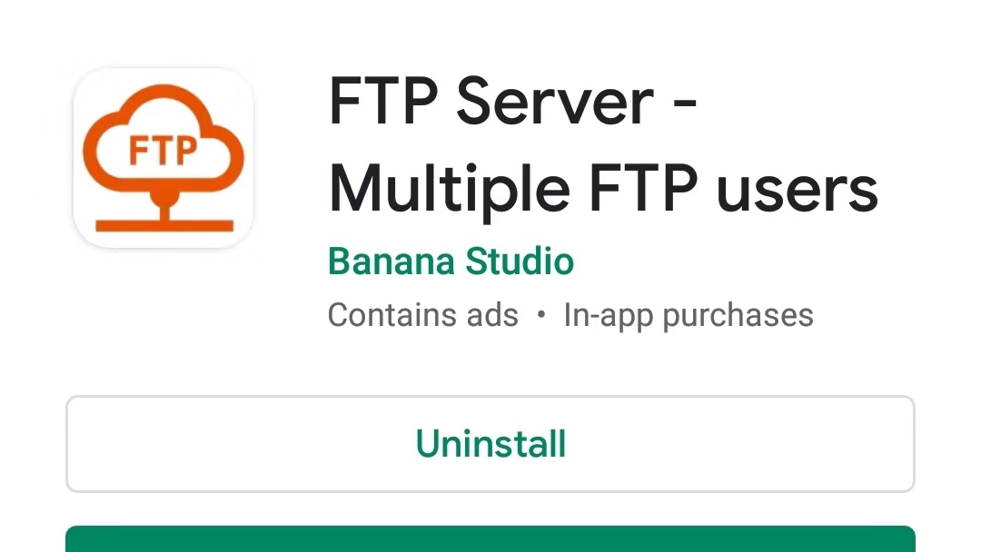 FTP server app